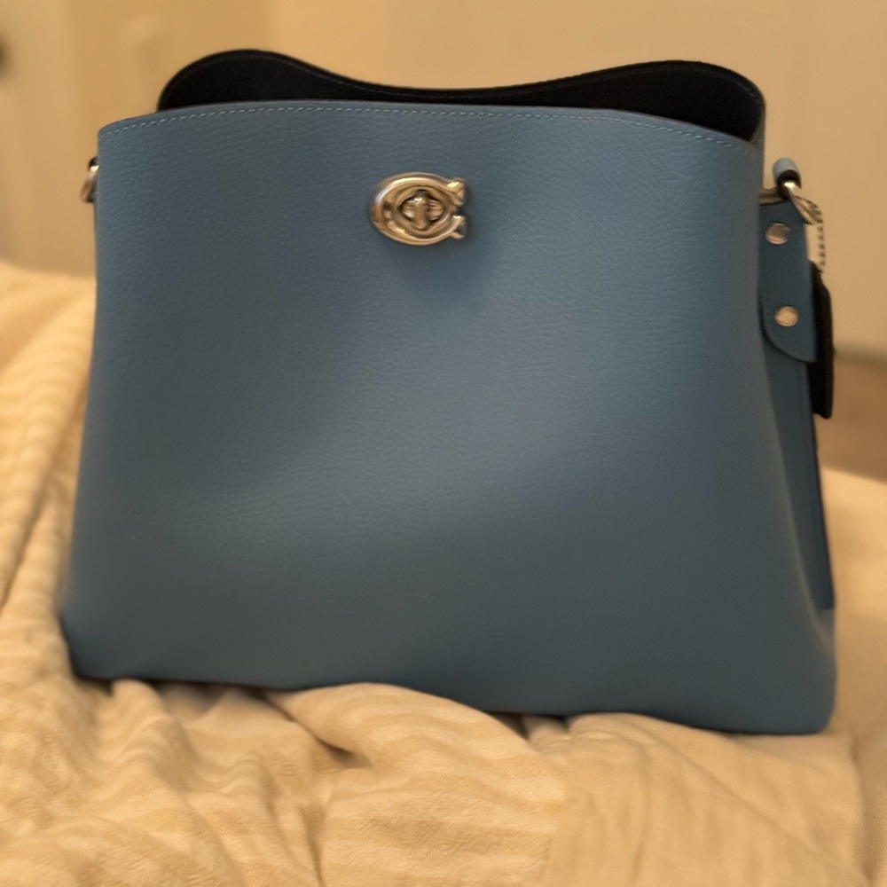 Coach Sky Blue Shoulder Bag